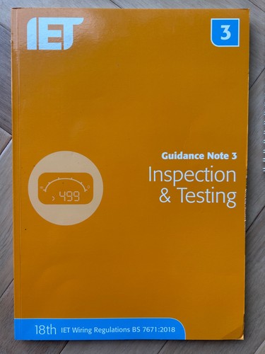 Iet inspection and testing - inspection,