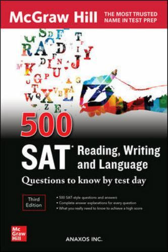 500 sat reading - 500, writing