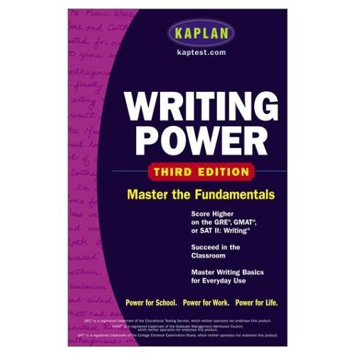 Kaplan writing power score - writing, power: