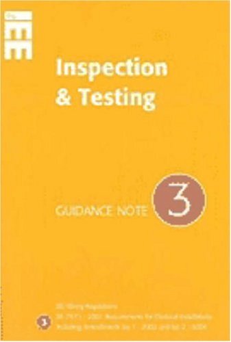 Guidance note iee wiring - guidance, to